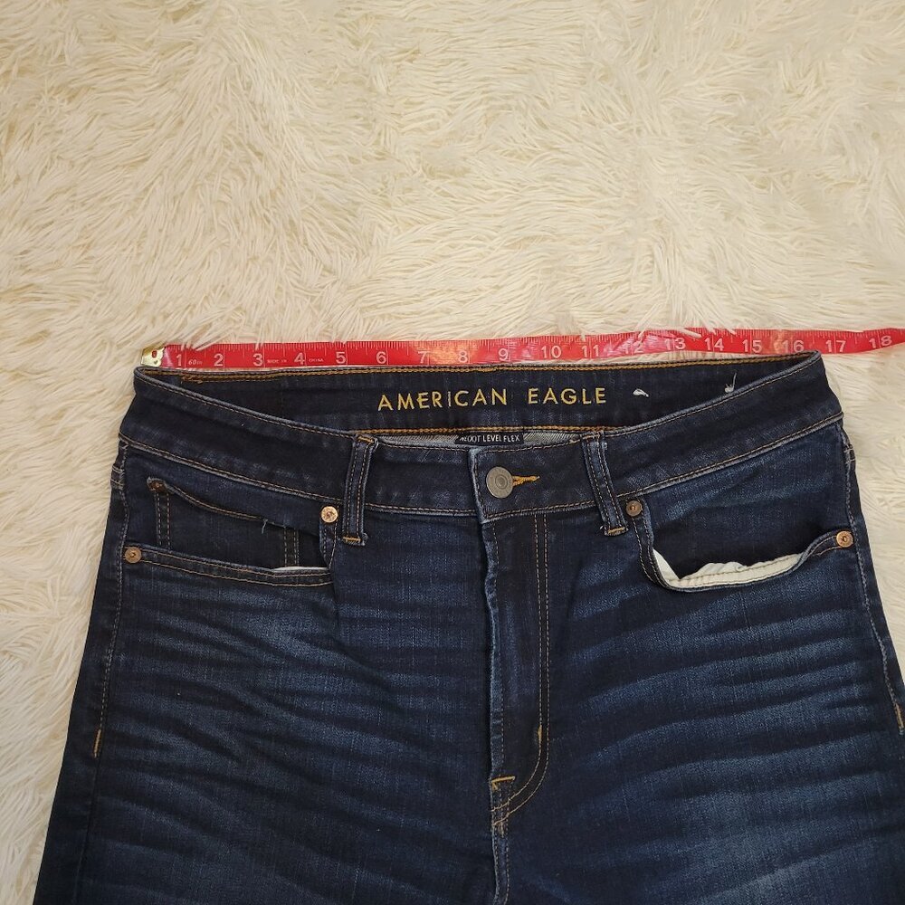 American Eagle Men Next Level Flex Slim Blue Jeans Size 34W x 30L - Picture 2 of 9